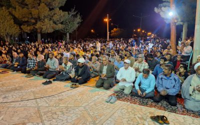 استقبال از خادمان رضوی در شهرستان کوهبنان